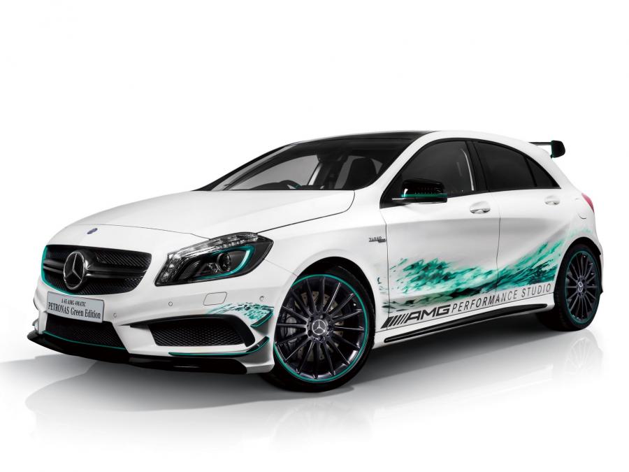  Mercedes-Benz A45 AMG Petronas Green Edition 2014 года  (фото 1 из 10)
